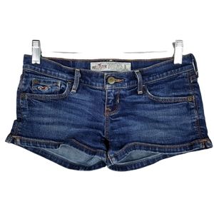 Y2K Hollister Jean Shorts Super Low Waist Size 0
